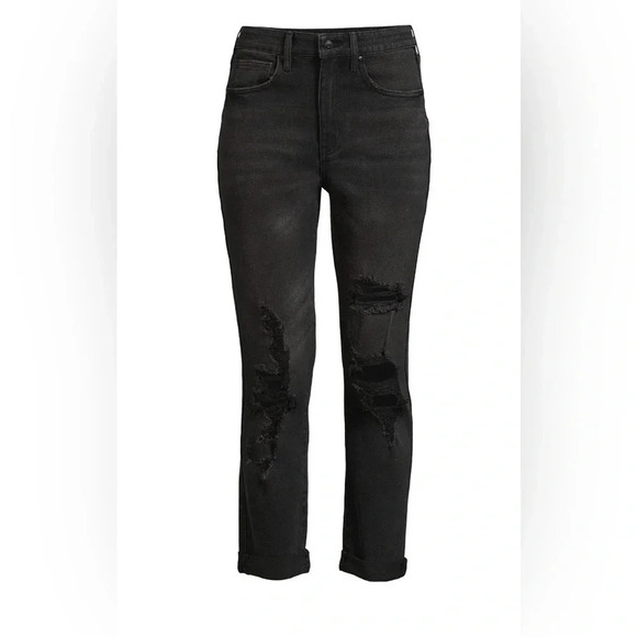 No Boundaries High Rise Destructed Girlfriend Jeans - Picture 2 of 7